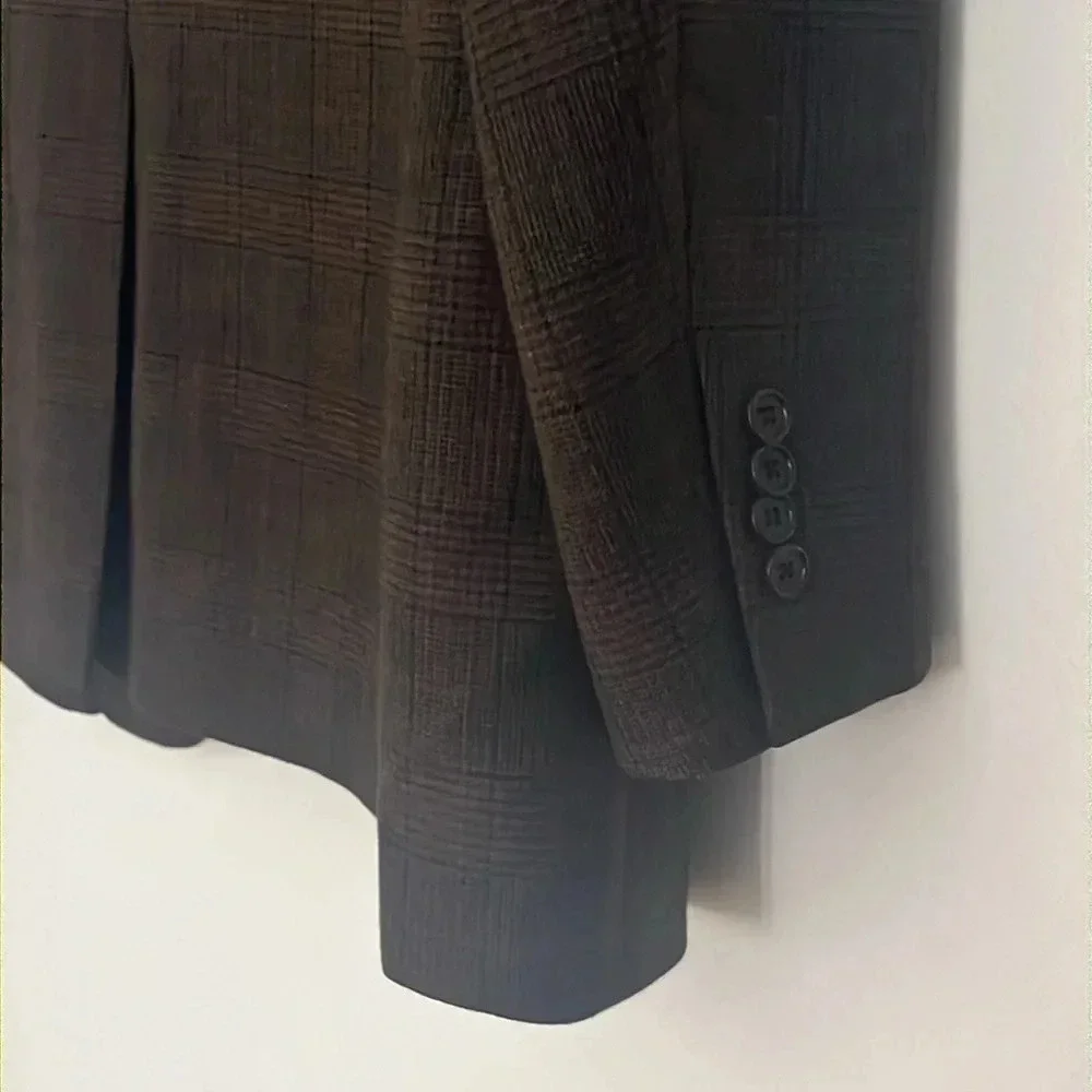 Brooks Brothers | Wool & Cashmere suit jacket sport coat Plaid Men’s size 45R
